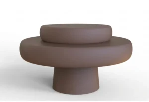 Modern Round Pedestal Coffee Table