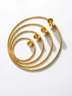 Spiral Design Metal Candle Holder